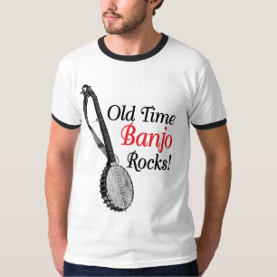 Gammal Time Banjomanar T-tröja för ringer Tröja