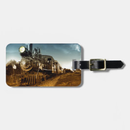 Gammal Time järnväg Bagagebricka