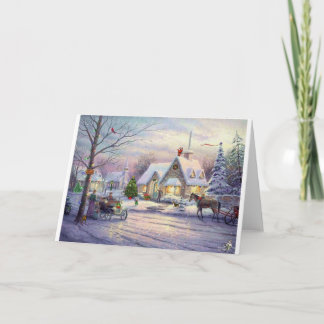 gammal-Time-jul Helgkort