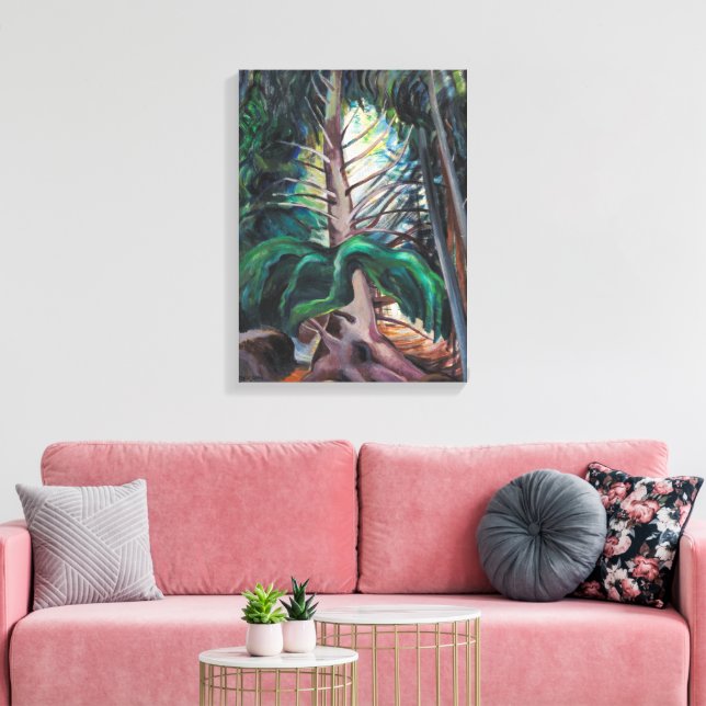 Gammal timer | Emily Carr | Canvastryck (Insitu (Vardagsrum))