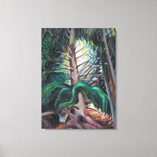 Gammal timer Emily Carr Canvastryck