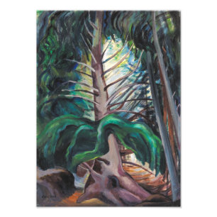 Gammal timer Emily Carr Fototryck