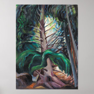 Gammal timer Emily Carr Poster