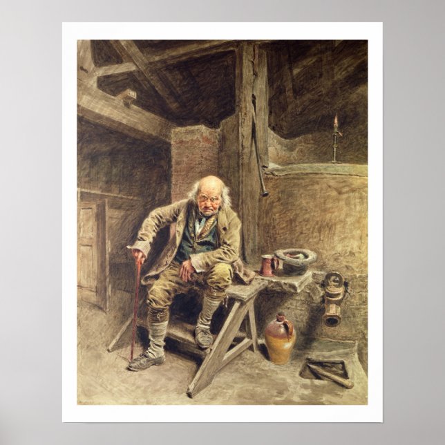 Gammal, tjänstgörande poster (Framsidan)