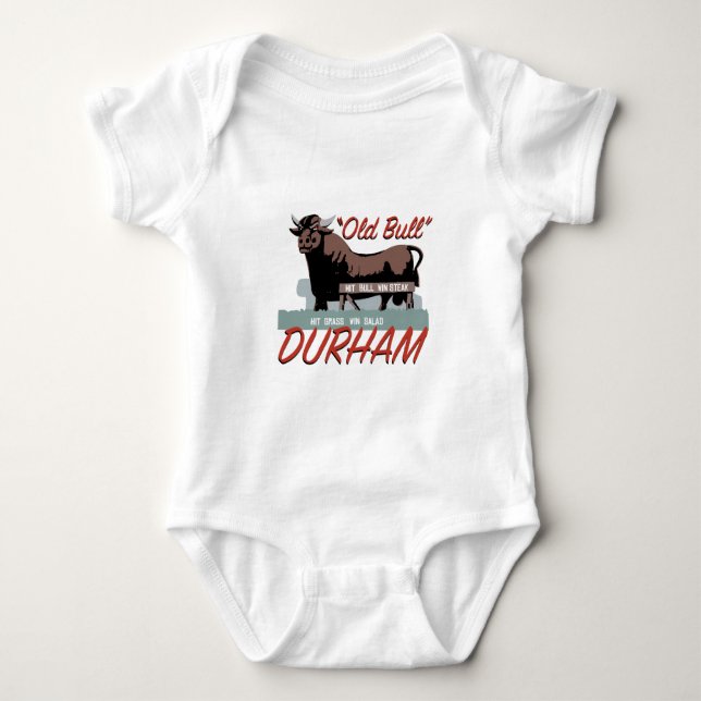 Gammal tjur Durham T-shirt (Framsida)