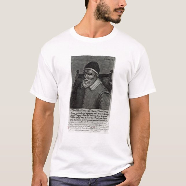 Gammal Tom Parr, 1635 Tee Shirt (Framsida)