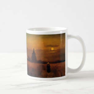 Gammal torn i fält av Vincent van Gogh Kaffemugg