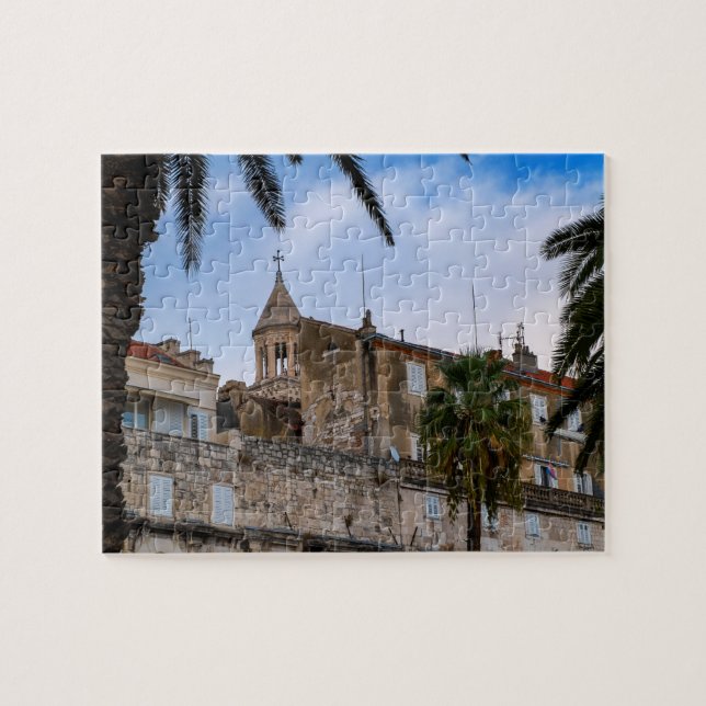 Gammal town, splittring, Kroatien Pussel (Horisontell)