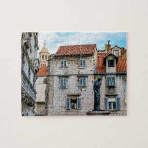 Gammal town, splittring, Kroatien Pussel
