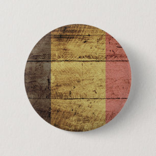 Gammal träBelgien flagga Knapp