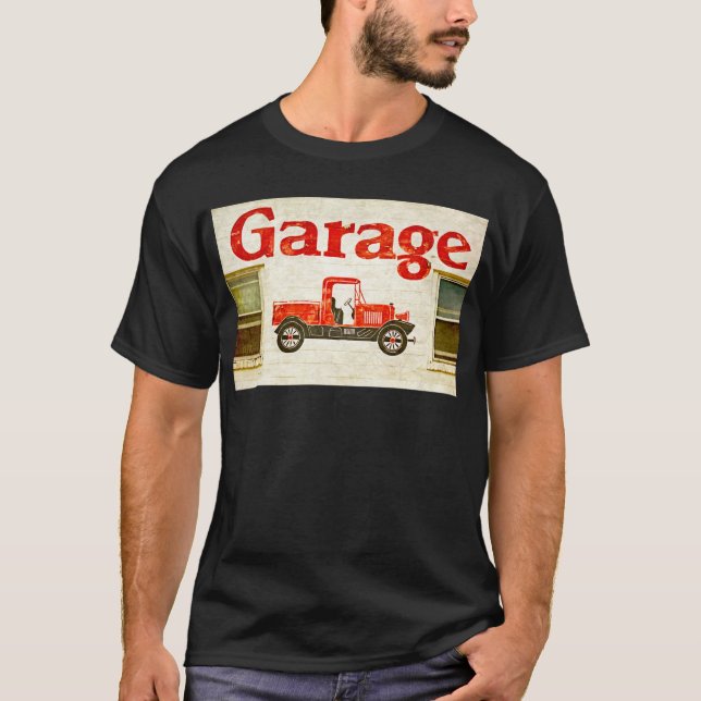 Gammal trädgård t shirt (Framsida)