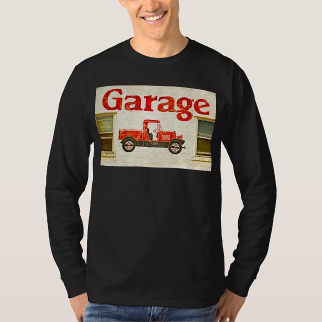Gammal trädgård t-shirt (Framsida)