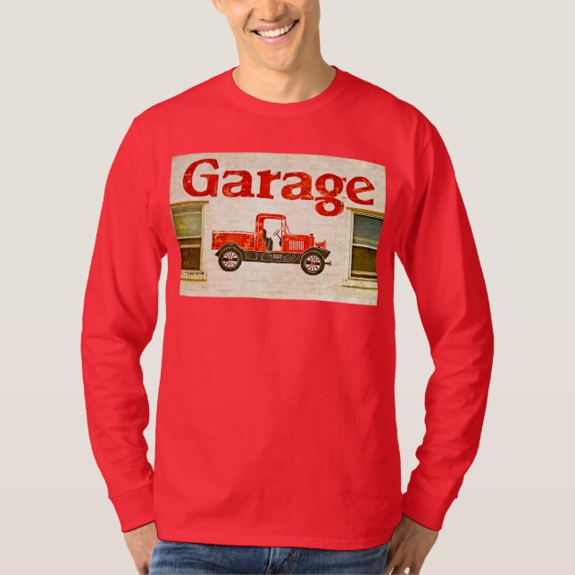 Gammal trädgård t-shirt (Framsida)