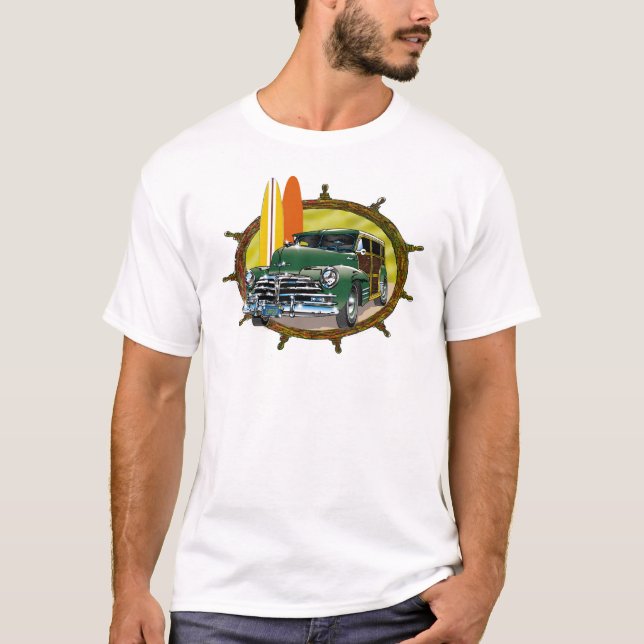 Gammal träig klassikerbil tee shirt (Framsida)