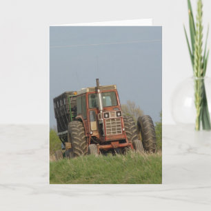 Gammal traktor kort