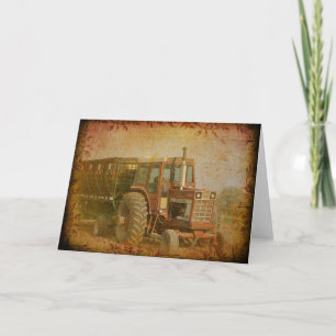 Gammal traktor kort