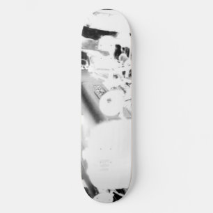 Gammal traktor - negativ skateboard bräda 19,5 cm