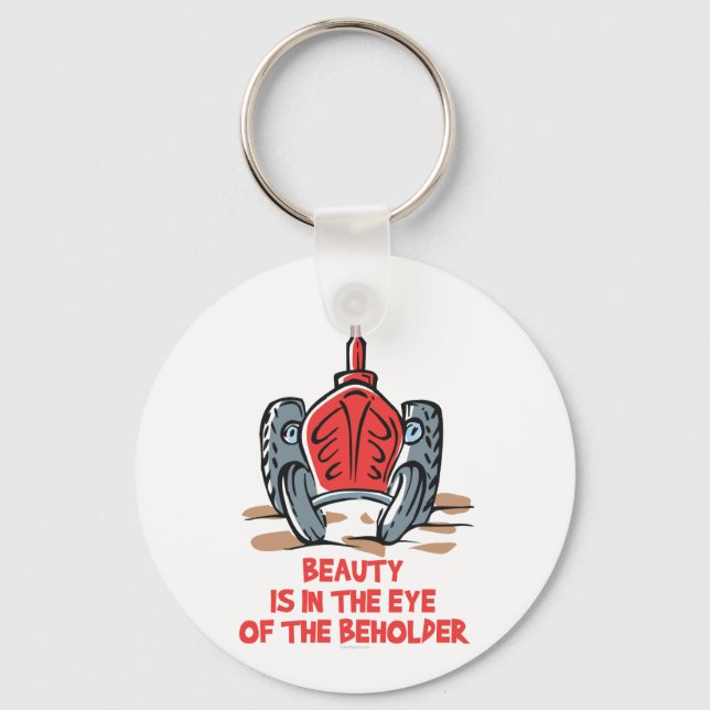 Gammal traktor nyckelring (Framsida)