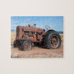 Gammal traktor pussel