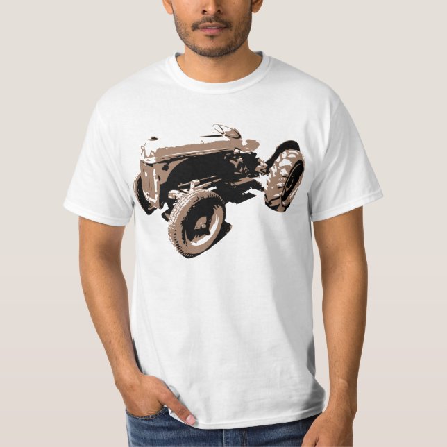 Gammal traktor tee shirt (Framsida)