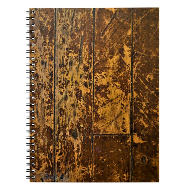 Gammal träpanel anteckningsbok (Framsidan)