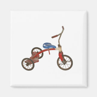 Gammal trecykel magnet