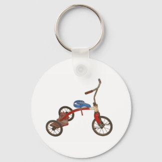 Gammal trecykel nyckelring