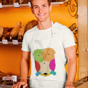 gammal triangel förkläde