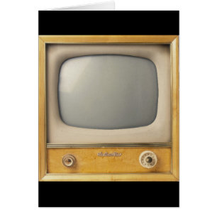 Gammal TV Hälsningskort