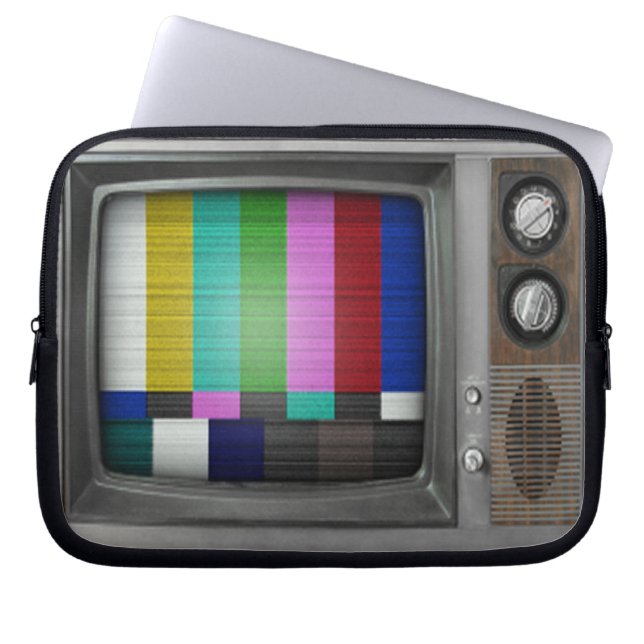 Gammal TV Laptop Sleeve (Framsidan)