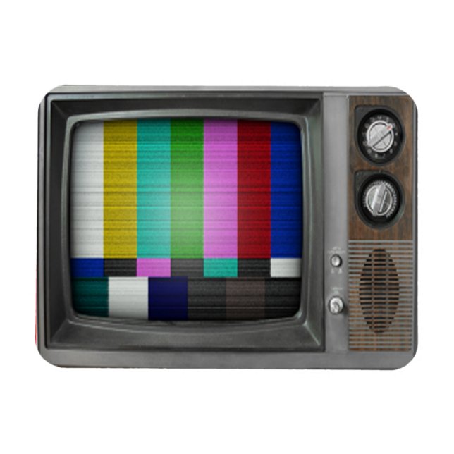 Gammal TV Magnet (Horisontell)