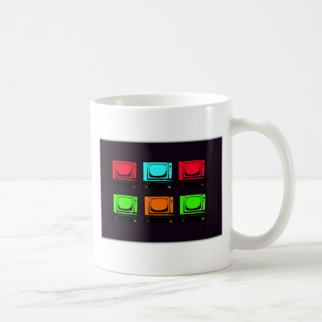 Gammal tvCollage Kaffemugg (Höger)