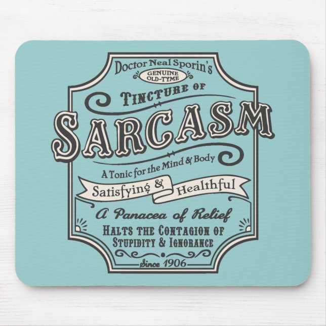 Gammal Tyme Sarcasm Musmatta (Framsidan)