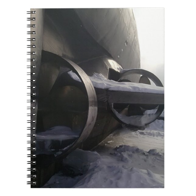 Gammal ubåt anteckningsbok (Framsidan)