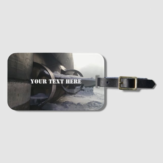 Gammal ubåt bagagebricka (Framsida horisontal)