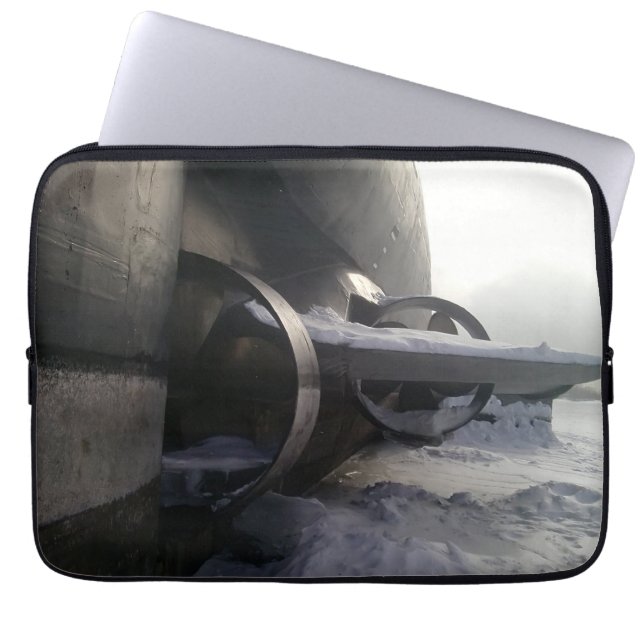Gammal ubåt laptop sleeve (Framsidan)