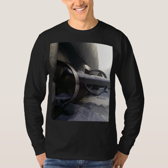 Gammal ubåt t-shirt (Framsida)