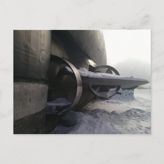 Gammal ubåt vykort (Framsida)