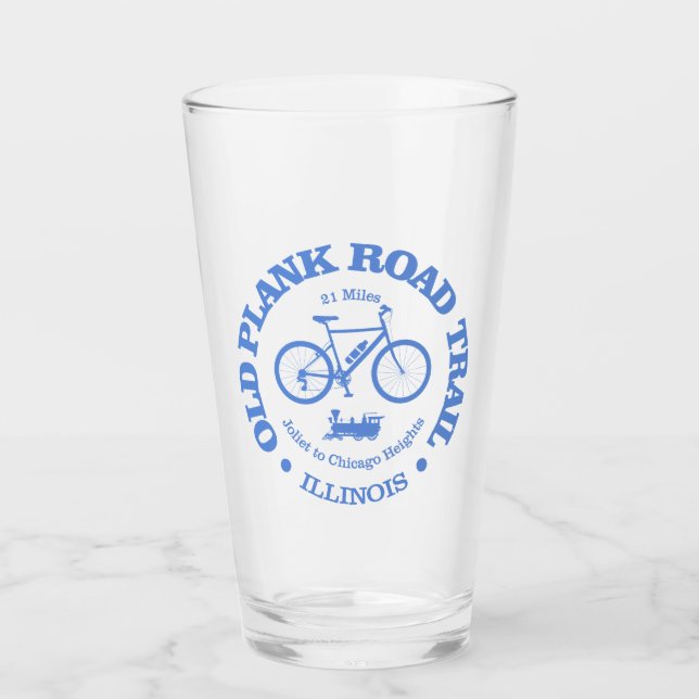 Gammal vägbana (cykling) glaskopp (Framsida)