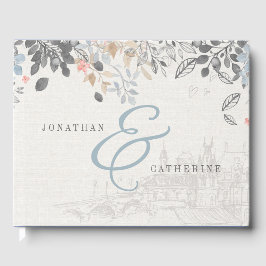 Gammal världscharm gästböcker