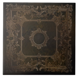 Gammal världsdesign kakelplatta