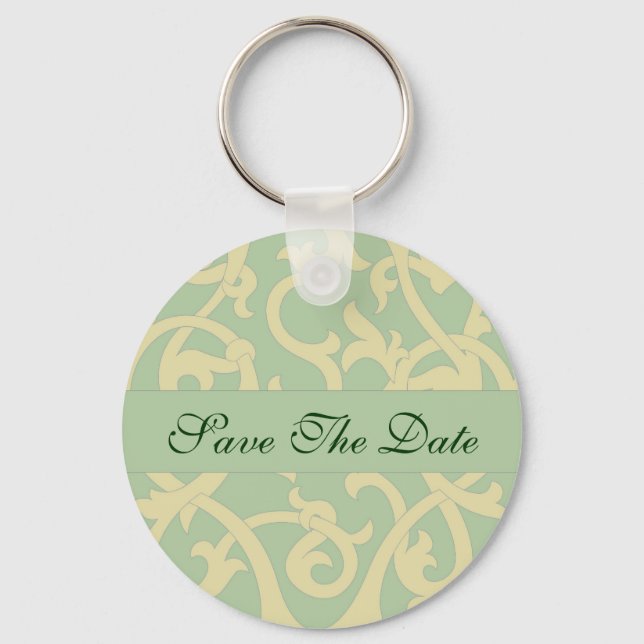 Gammal världsdesign nyckelring (Framsida)