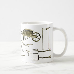 Gammal verktygmugg kaffemugg