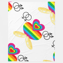 Gammal vigselfilt fleecefilt