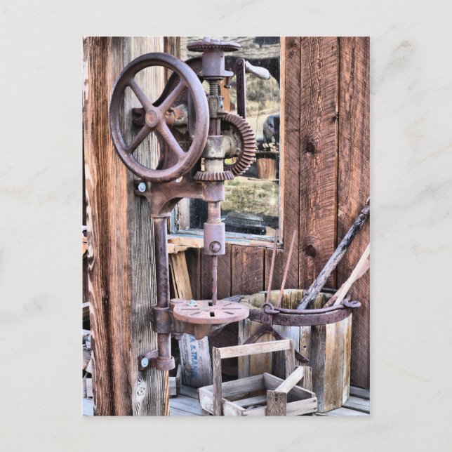 Gammal Vilda western Western Vykort (Framsida)