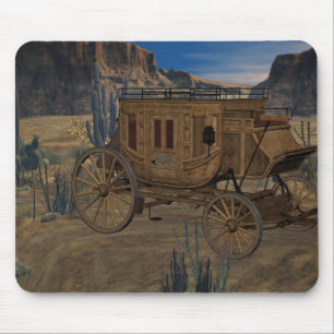 Gammal vilda westerndiligens Mousepad Musmatta