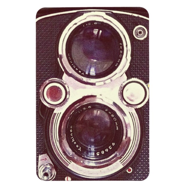 gammal vintage kamera magnet (Vertikal)