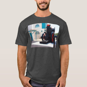 gammal vintage lokomotiv vagn i tåg 4 t shirt