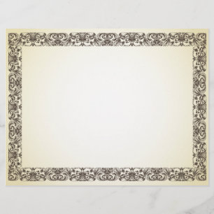 Gammal Vintage Parchment-utseende Papper