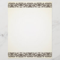 Gammal Vintage Parchment-utseende Papper
